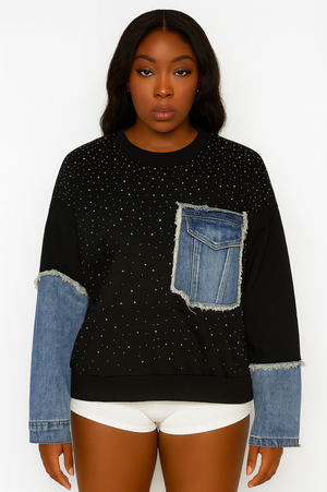 Sparkly Denim Jumper